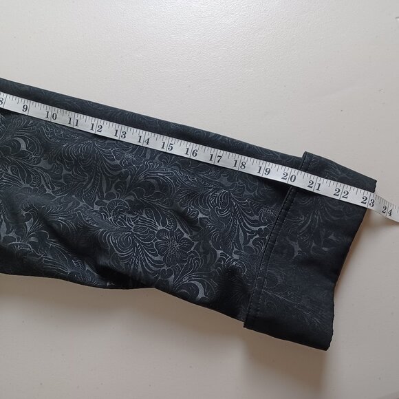 Pizazz Floral Jacquard Pattern Vintage Trent Coat - Picture 13 of 16